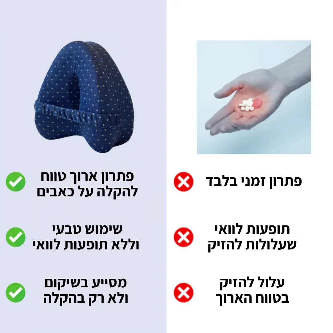 כרית יישור אורטופדית לשינה ללא כאב מבית SEYATA SEYATA