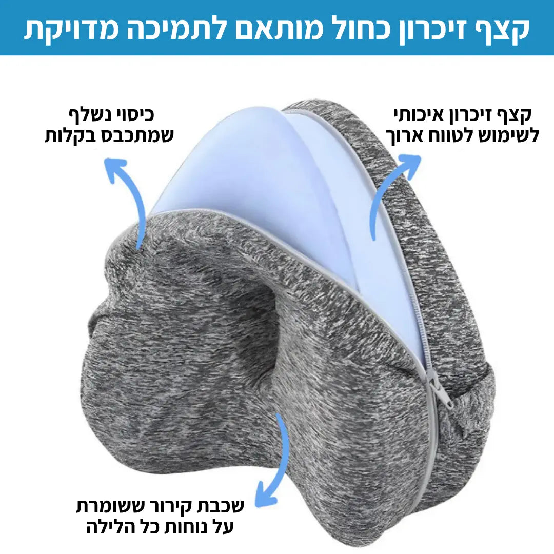 כרית יישור אורטופדית לשינה ללא כאב מבית SEYATA SEYATA